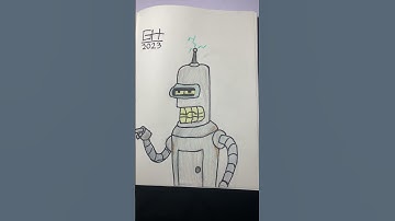 Bender Rodriguez #art #drawing #futurama