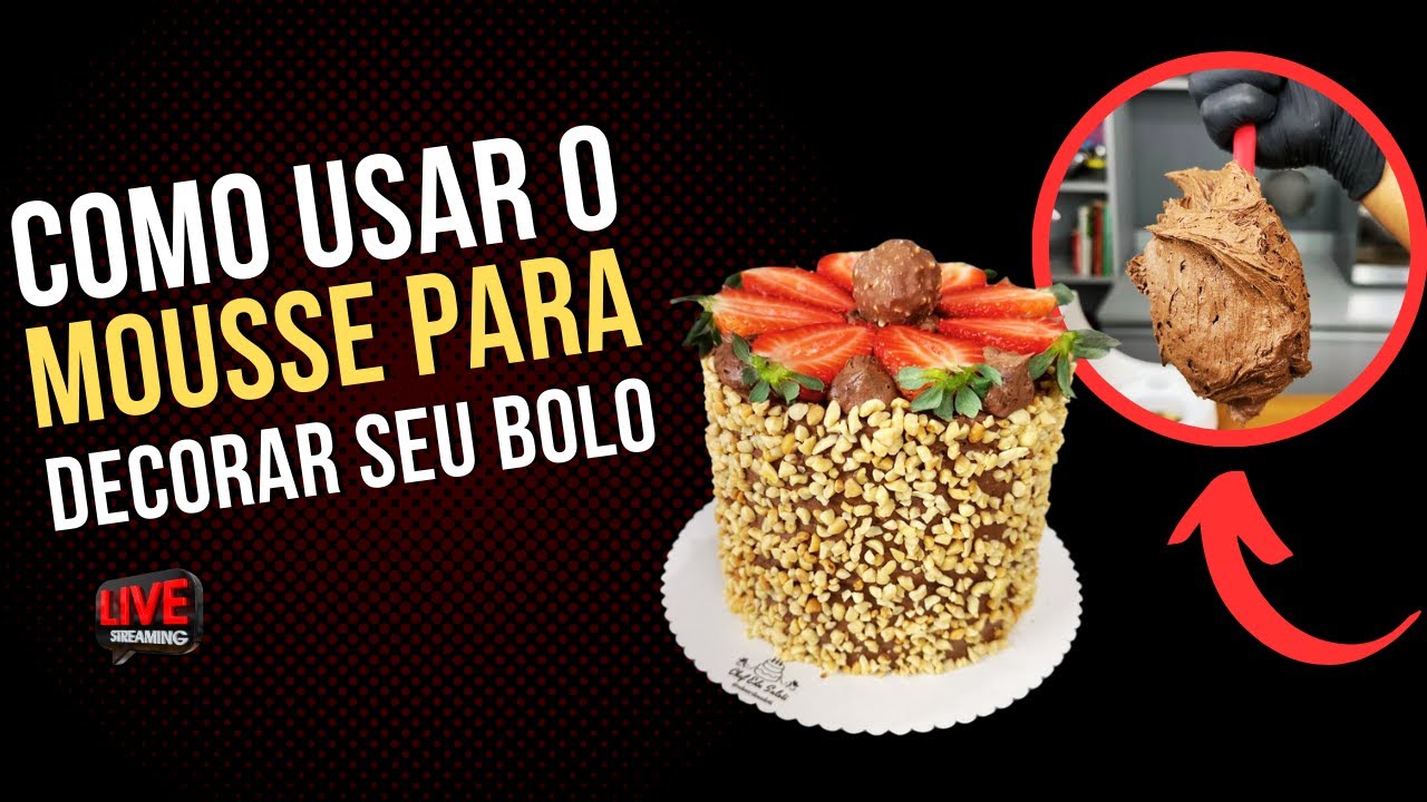 4 Aplicações para o mousse fantástico de chocolate (Live)