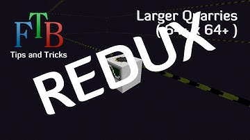 β009 Feed The Beast Tips and Tricks E08 - Larger Quarries Redux (188x188)