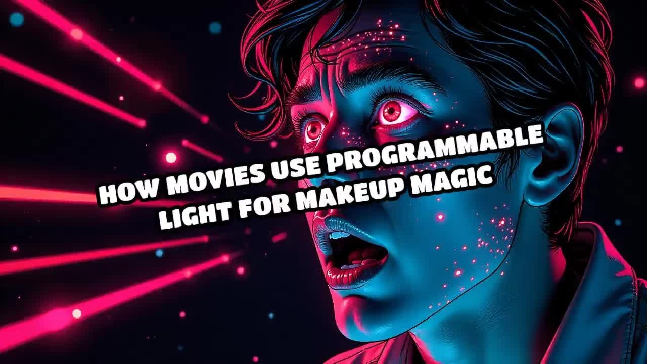 How Movies Use Programmable Light for Makeup Magic