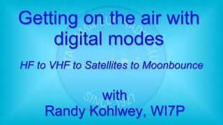 UARC meeting - 8 April, 2021 - Digital modes on HF-UHF, terrestrial to EME with Randy, WI7P