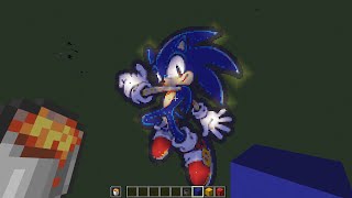 How To Draw Sonic in Minecraft ? | Pixel Art