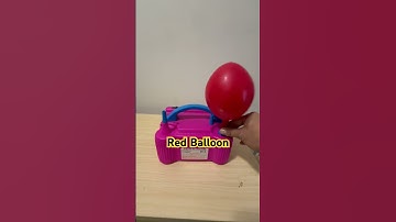 HOW TO BLOW RED BALLOON 🎈 #shortsfeed #shorts #red #redballoon #balloon #howto #how