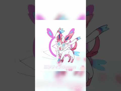 ニンフィアvsグレイシアvsリーフィアvsサンダース#ブイズ#対決#ポケモン#pokemon