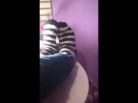 My zebra socks