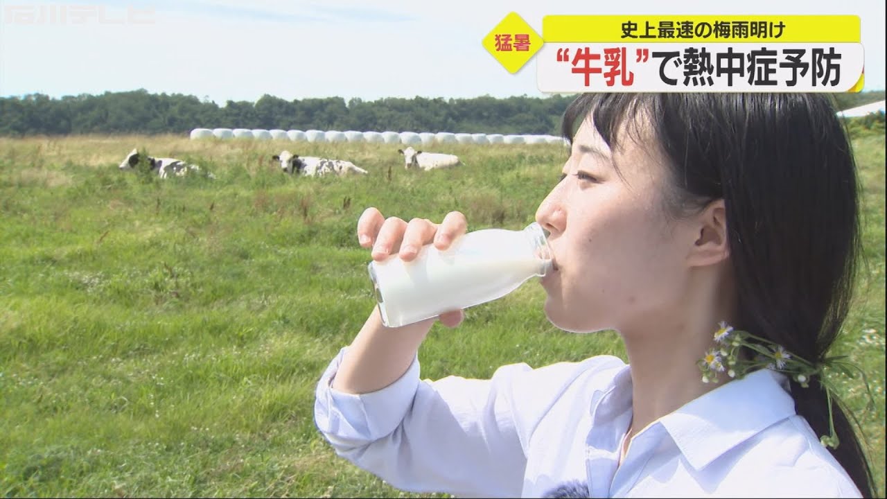 牛乳が“熱中症予防”で効果…適度な運動と合わせることでリスク減 専門家「積極的な攻めの予防」 - YouTube