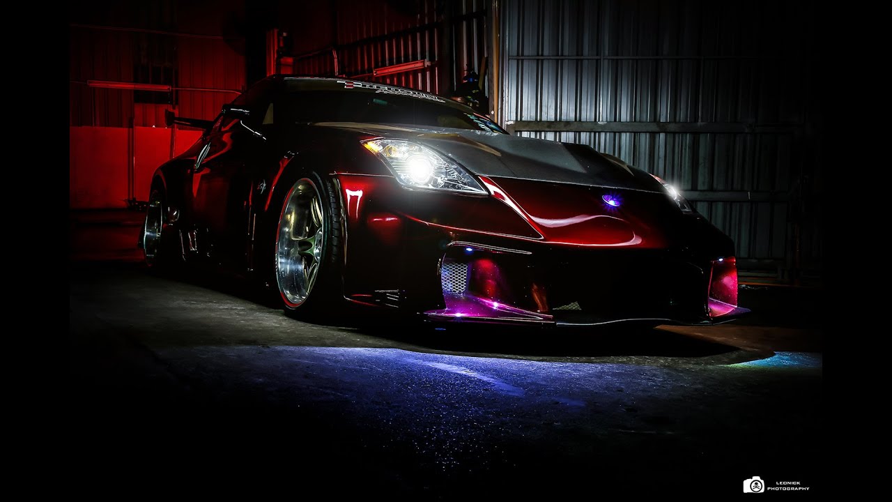 Nissan Fairlady 350z Widebody with Ultra Racing Strut Bar YouTube
