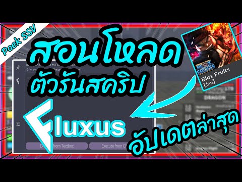 ✅สอนโหลดตัวรันสคริป Fluxus V7.5 แบบละเอียด!!! Blox Fruits🔥 