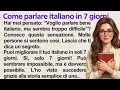 Speak Italian in 7 Days 🇮🇹 | Easy Stories for Beginners | Italiano Tales