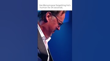 Thumbnail of Joe Bonamassa forgetting he's human for 34 seconds