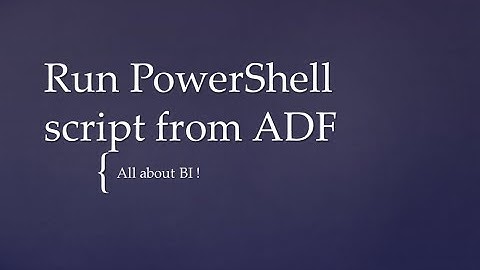 Azure Data Factory - Run Powershell Script from ADF to delete folders\files in ADL