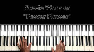 Stevie Wonder "Power Flower" Piano Tutorial Power Flower Tutorial