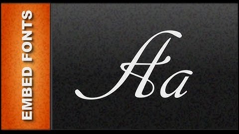 Xara Web Designer MX Premium V8 - Embedding Fonts (New Feature) Lesson 64