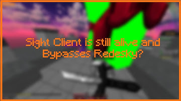 Sight go crazy on Redesky ( with 2 years old config )