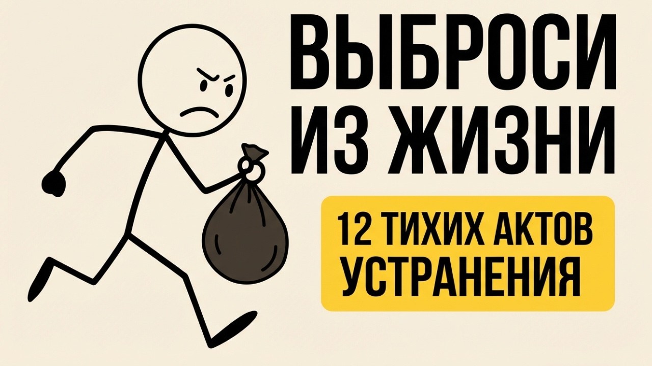 12 Вещей, Которые Нужно ТИХО ИСКЛЮЧИТЬ из Своей Жизни