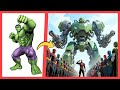 AVENGERS Transform into Advanced MILITARY COMBAT ROBOTS 🤖⚔️ | All Marvel &amp; DC Characters 2025🔥