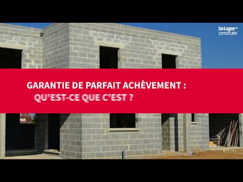 Vidéo: Qu'est-ce qui est couvert par la garantie d'une maison neuve?