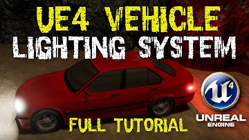 Set Up Vehicle Lights in Unreal Engine - FULL TUTORIAL!