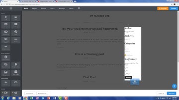 Weebly Blog Sidebar