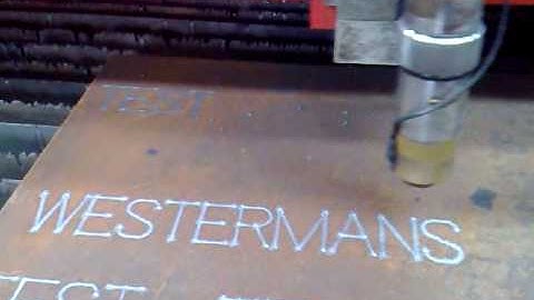 Esprit CNC Hydefinition Lightning Plasma cutting system