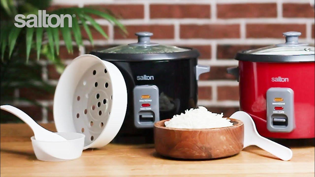 Salton Automatic 6-Cup Rice Cooker White