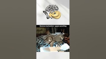 How Does a Geneva Mechanism Work? #caddesign #engineering #smallproject #machine #3dprinting #3d