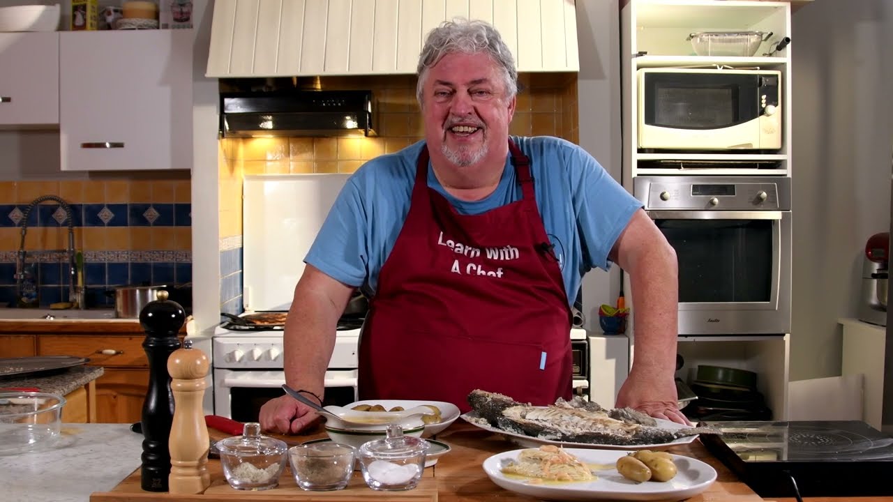 Bar en croûte de sel de Guérande et son beurre blanc