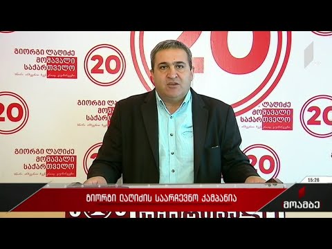 გიორგი ლაღიძის საარჩევნო კამპანია