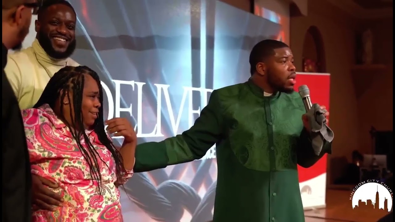 Prophet Brian Carn flowing  in deliverance and prophecy at kcc charlotte pt 1