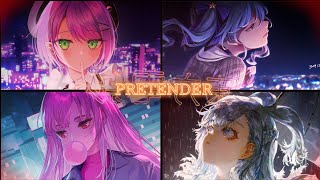 Pretender || Towa × Suisei × Calli × Kobo [Hololive Mash Up]