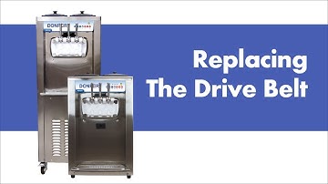 D900H, D900, D800H, D800 - Replacing Drive Belt