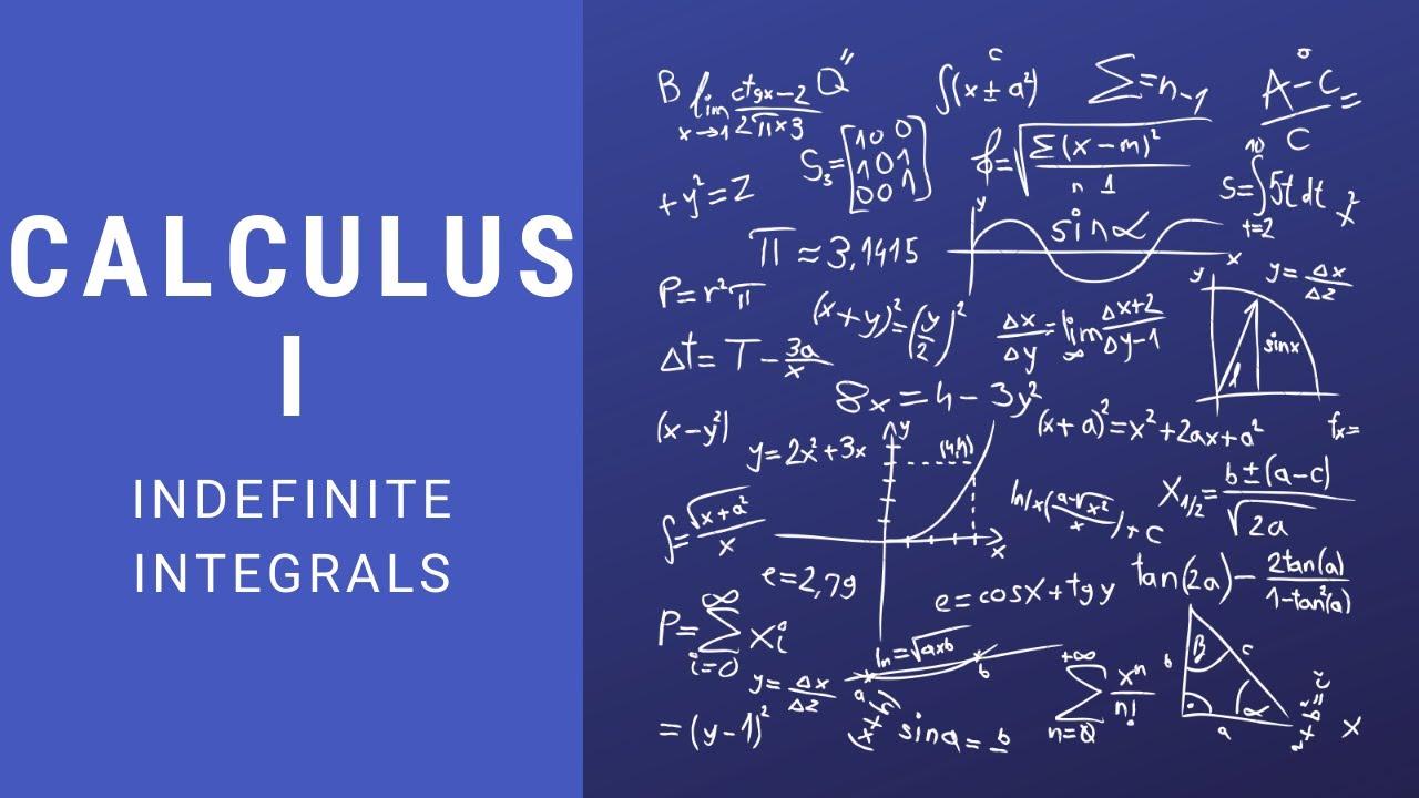 Calculus 1 | Indefinite Integrals - YouTube