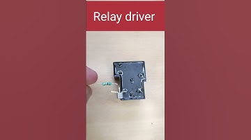 Relay driver using bc547 project