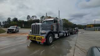 Backing Up A Cozad 80 Ton 13 Axle Steerable Trailer