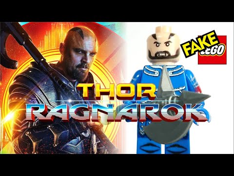 Fake Lego Skurge The Asgard Executioner Marvel Custom Minifigure by POGO PG1528