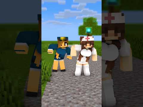 Doctor Girl vs Family Alex Despair - minecraft animation #shorts