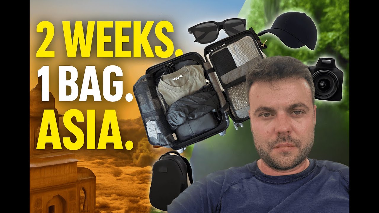 Travel Like a Pro: Here's How I Pack For 2 weeks in Asia with 1 bag (India and Cambodia)
