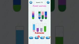 water sort puzzle game level 172 #numpuz #shorts #funnygaming