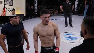 ری اکشن بالای مسابقه جدید سخی قنبری قهرمان جنگی #mma #ufc #bellatormma #pflmma #onechampionship