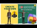 Create your own 3D Character - FAST & EASY Tutorial (No Experience Needed!)