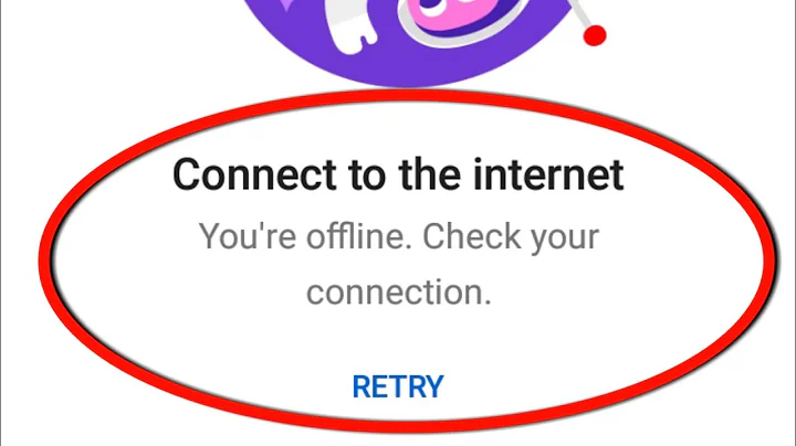 Connect To The Internet You're Offline Check Your Connection Youtube - DayDayNews