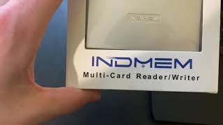 Unboxing A Indmem Multi-Card Readerwriter Multi Sim Card Reader