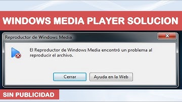Windows Media Player Encontró Un Problema SOLUCIÓN ✔