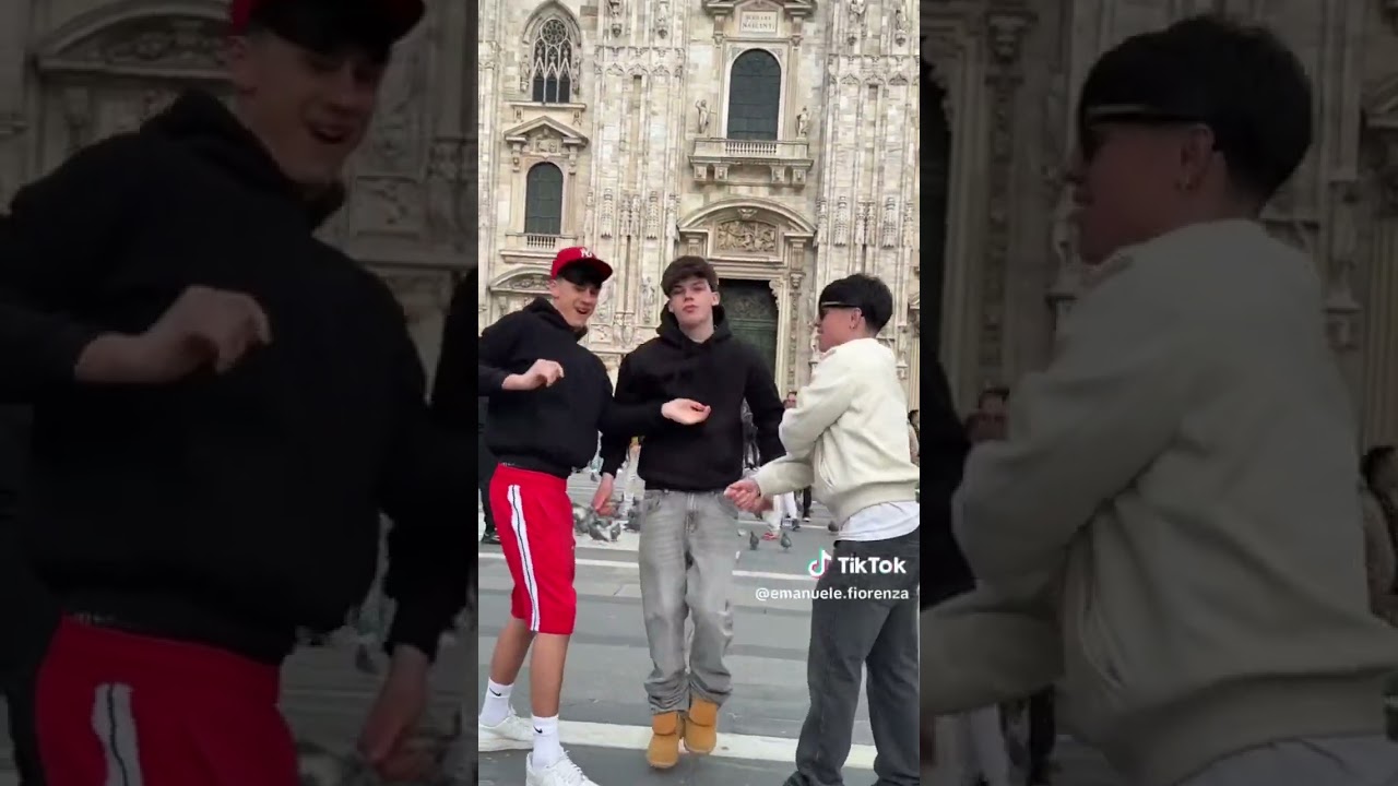 tiktok di emanuele fiorenza,fabio ferrucci e cristiano borsi