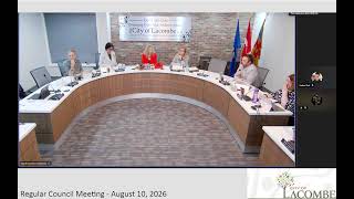 Regular City Council Meeting - August 10, 2026