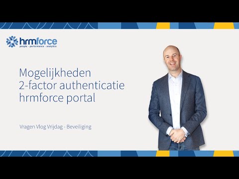 VVV - Mogelijkheden 2 factor authenticatie