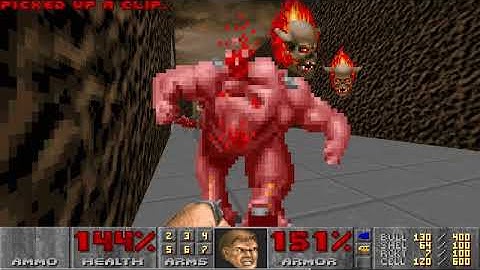 Doom 2 Hell on Earth MAP10 UV Max in 3m54s by j4rio
