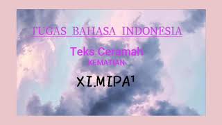 TEKS CERAMAH “KEMATIAN”