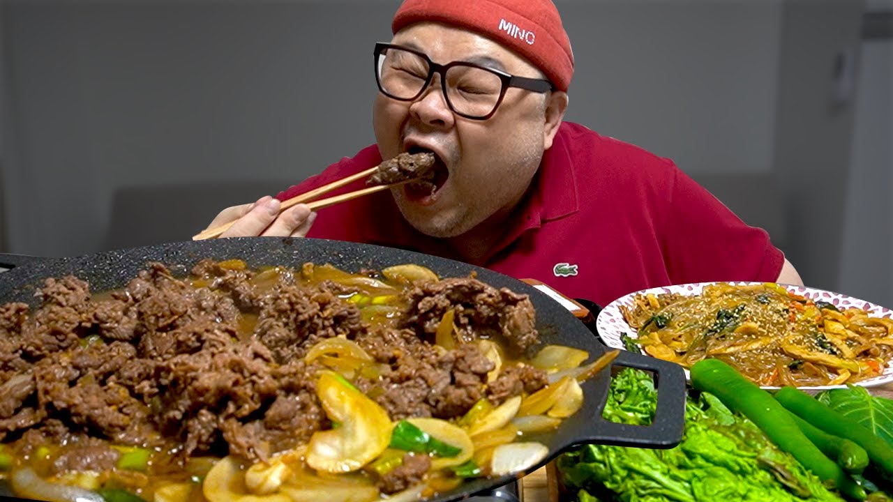 독거총각 좋은소식~소불고기1.8kg 설탕에다가 재워서 하세요!│Beef Bulgogi Mukbang Eatingshow