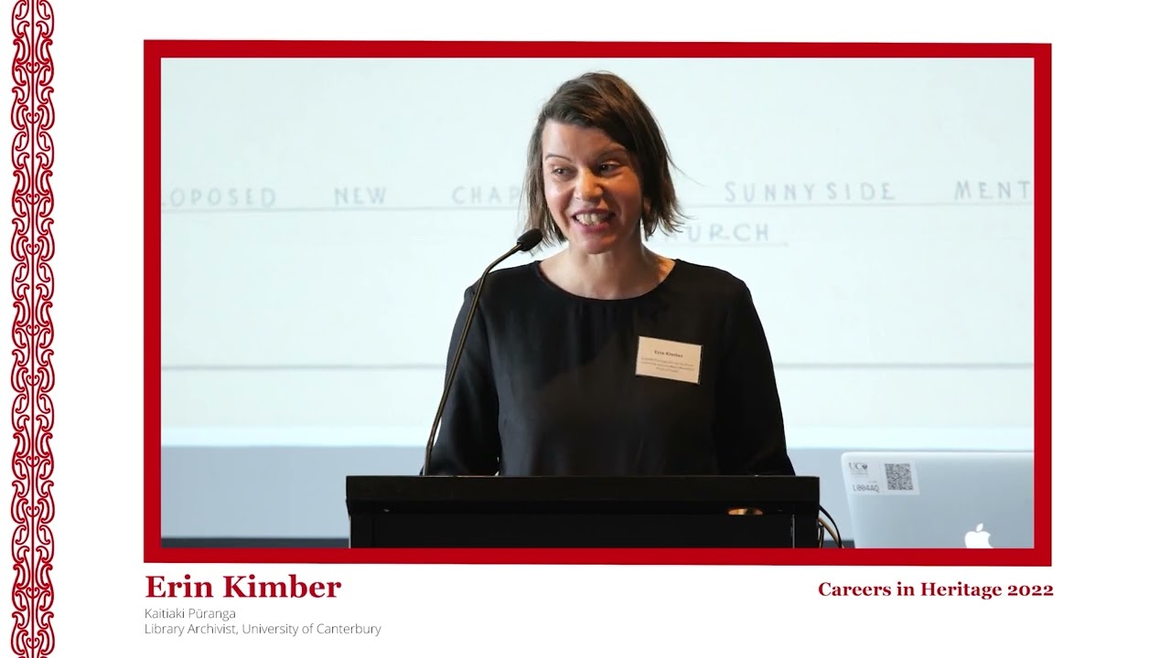 Careers in Heritage | Guest speaker: Erin Kimber